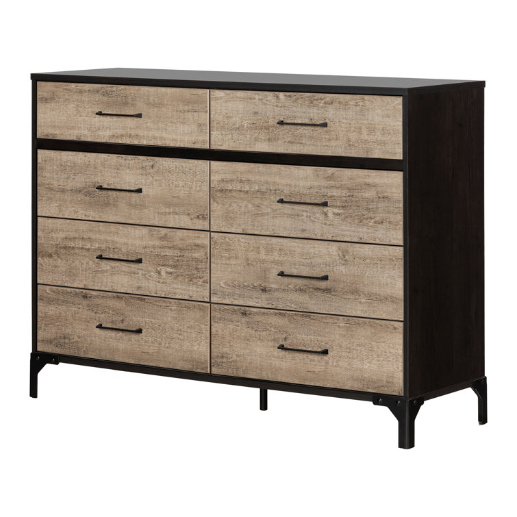 South Shore Valet 8 Drawer 57'' W Double Dresser & Reviews Wayfair